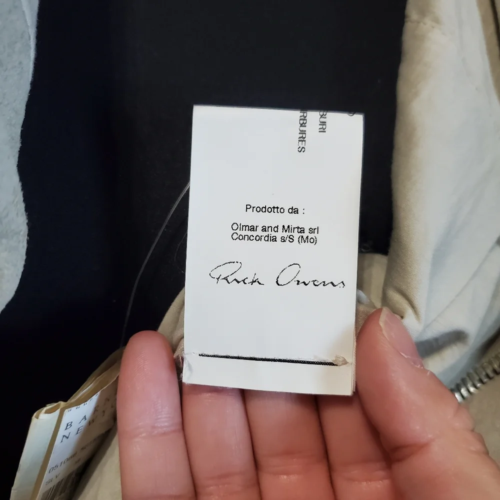 NWT Rick Owens Leather Jacket - Picture 5 of 7